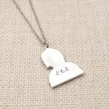 Silhouette Photo Necklace Customized with Portrait