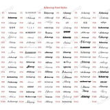 Acheerup Personalized Name Necklace Stainless Steel Letter Pendant Jewelry