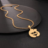 Personalized Stainless Steel Bear Name Necklace Choker Gift