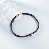 Steel and Rose Silver Bracelets Jewelry for Women