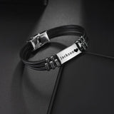 Customized Engrave Name Date Bracelet for Women