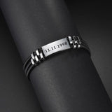 Customized Engrave Name Date Bracelet for Women