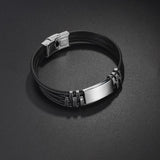 Customized Engrave Name Date Bracelet for Women