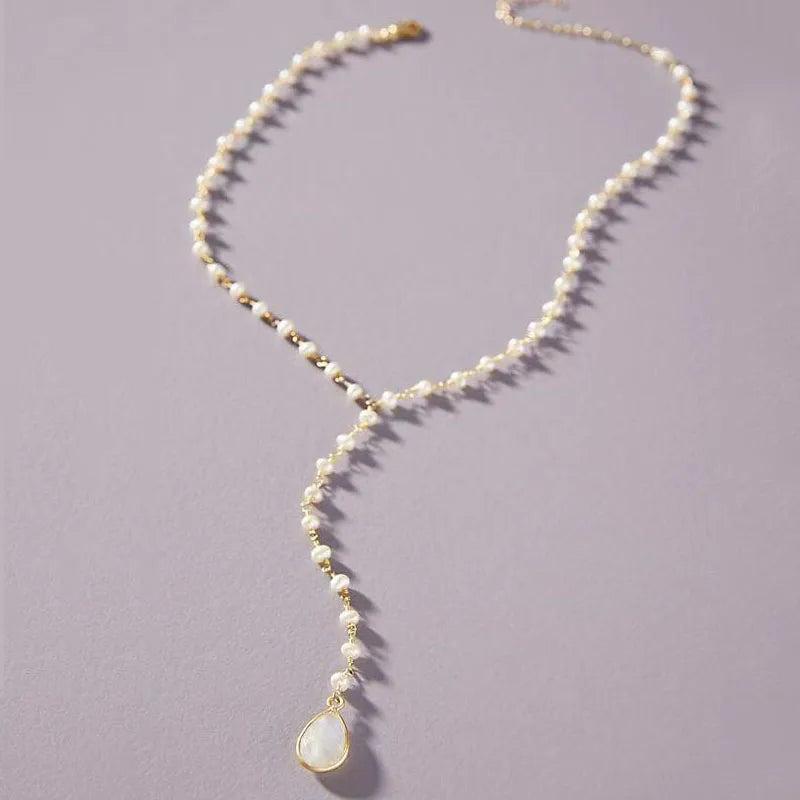 Crystal Long Necklace Drop Dangle Choker Bohemian Jewelry Gift