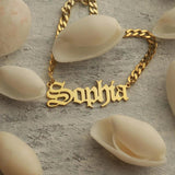 Personalised Nameplate Necklace for Women Stainless Steel Jewelry