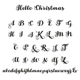 Personalized Christmas Name Necklace Custom Family Jewelry Choker Pendant