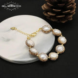 Baroque Pearl Bracelet for Women - Personality Jewelry Gift