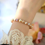 Natural Freshwater Baroque Pearl Bracelet for Women