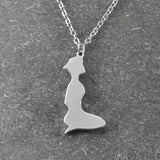Runner Necklace Sports Athlete Walking Jogging Necklace Running Girl Pendant