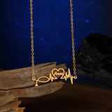 Diamond Heartbeat Necklace Personalized Jewelry