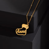 Personalized Christmas Socks Necklace for Women Custom Names Chain Pendant