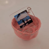 Personalized Acrylic Album Cover Keychains Custom Photo And Text Keyring