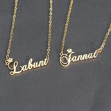 Custom Name Choker Necklace Princess Jewelry Stainless Steel