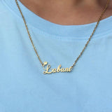 Custom Name Choker Necklace Princess Jewelry Stainless Steel