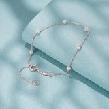 925 Silver Pearl Bracelet Chains for Women Jewelry Bangle