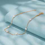 925 Silver Pearl Bracelet Chains for Women Jewelry Bangle