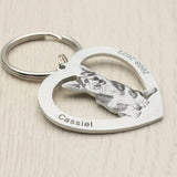 Custom Dog Photo Keychain Personalized Gift for Pet Lover