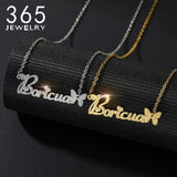 Personalized Butterfly Glitter Necklace for Women