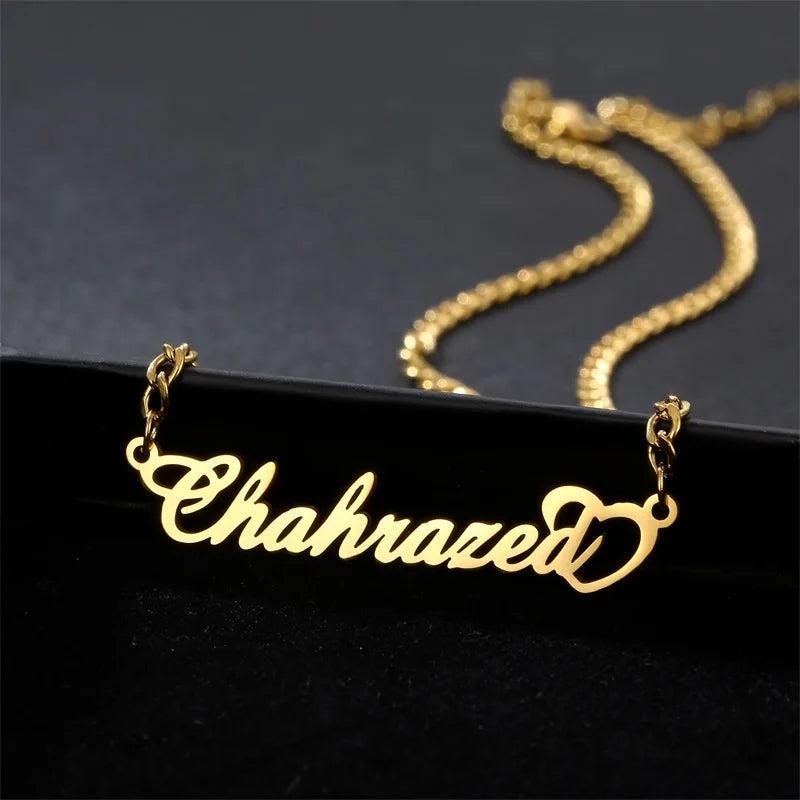 Custom Name Necklace Cuban Stainless Steel 5mm Men Christmas Gift