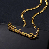 Custom Name Necklace Cuban Stainless Steel 5mm Men Christmas Gift