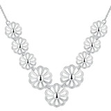 Trendsetting Silver Plated Jewelry Set for Women - Christmas Gift