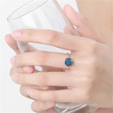 Crystal Wedding Engagement Rings Party Christmas Circle