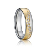 Western Christmas Crown Wedding Rings For Men And Women Stainless Steel