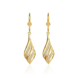 1000% 14K Diamond Gemstone Drop Earring for Women