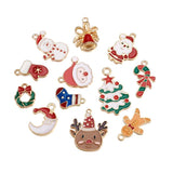 24Pcs Christmas Charms for Earrings Necklace