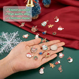 24Pcs Christmas Charms for Earrings Necklace