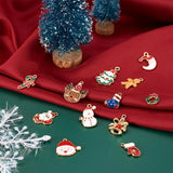 24Pcs Christmas Charms for Earrings Necklace