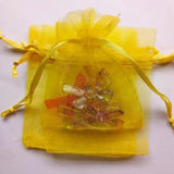 50pcs Plain Organza Bag Drawstring Pouch Wedding Party Gift Jewelry Packaging