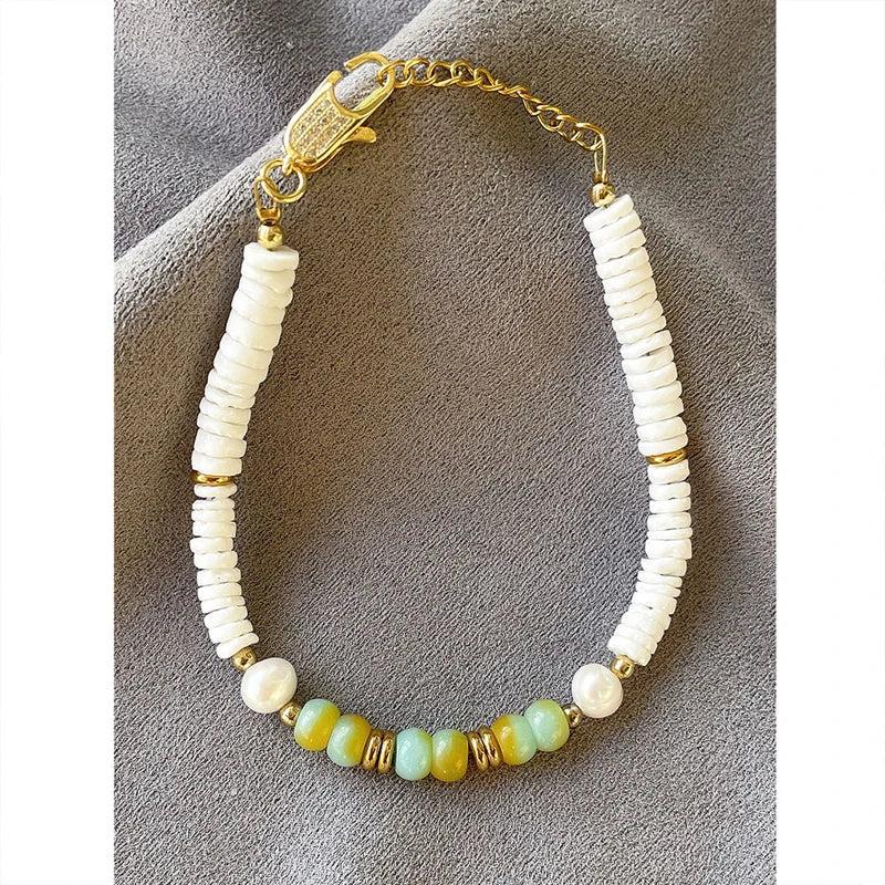 Boho Natural Stone Friendship Bracelet