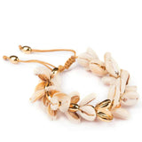 Boho Puka Shell Bracelet Wax Rope Friendship Bracelet Christmas Women
