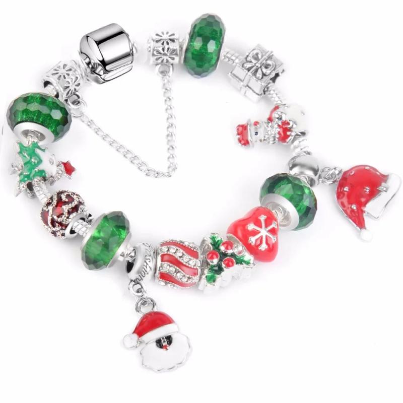 2023 Sweet Hollow Snowflake Bell Bracelet Christmas Tree Bracelet Women