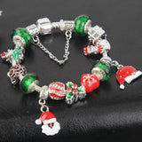2023 Sweet Hollow Snowflake Bell Bracelet Christmas Tree Bracelet Women