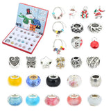 Christmas Charm Bracelet Making Kit Beaded Bracelet Set