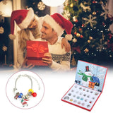 Christmas Charm Bracelet Making Kit Beaded Bracelet Set