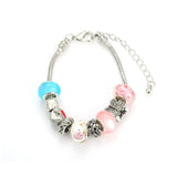 Christmas Charm Bracelet Making Kit Beaded Bracelet Set