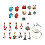 Christmas Bracelet Charm Bracelet Making Kit Colorful Advent Calendar