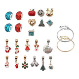 Christmas Bracelet Charm Bracelet Making Kit Colorful Advent Calendar