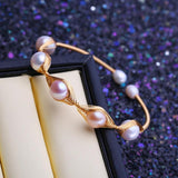 Natural Freshwater Pearl Bracelets & Bangles for Women Party Accessories