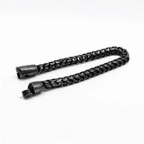 Men's Punk Chain Bracelet Stainless Steel Wristband