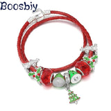 Crystal Christmas Tree Beads With Pendants for Women