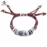 1pcs Leather Bracelet Adjust Wrist Jewelry For Women Vintage Bracelet&Bangle