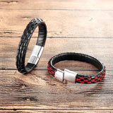 Mesh Shape Easy Hook Hip-Pop/Rock Style Bracelet 3 Colors