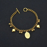 Stainless Steel Virgin Mary Bracelet Christmas Gift for Women