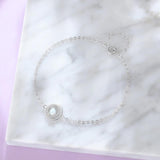 Opal Water Drop Bracelet Cubic Zircon Chain Link Charm