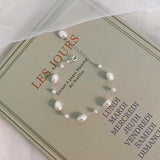 Sterling Silver Baroque Pearl Bracelet for Women