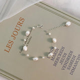 Sterling Silver Baroque Pearl Bracelet for Women